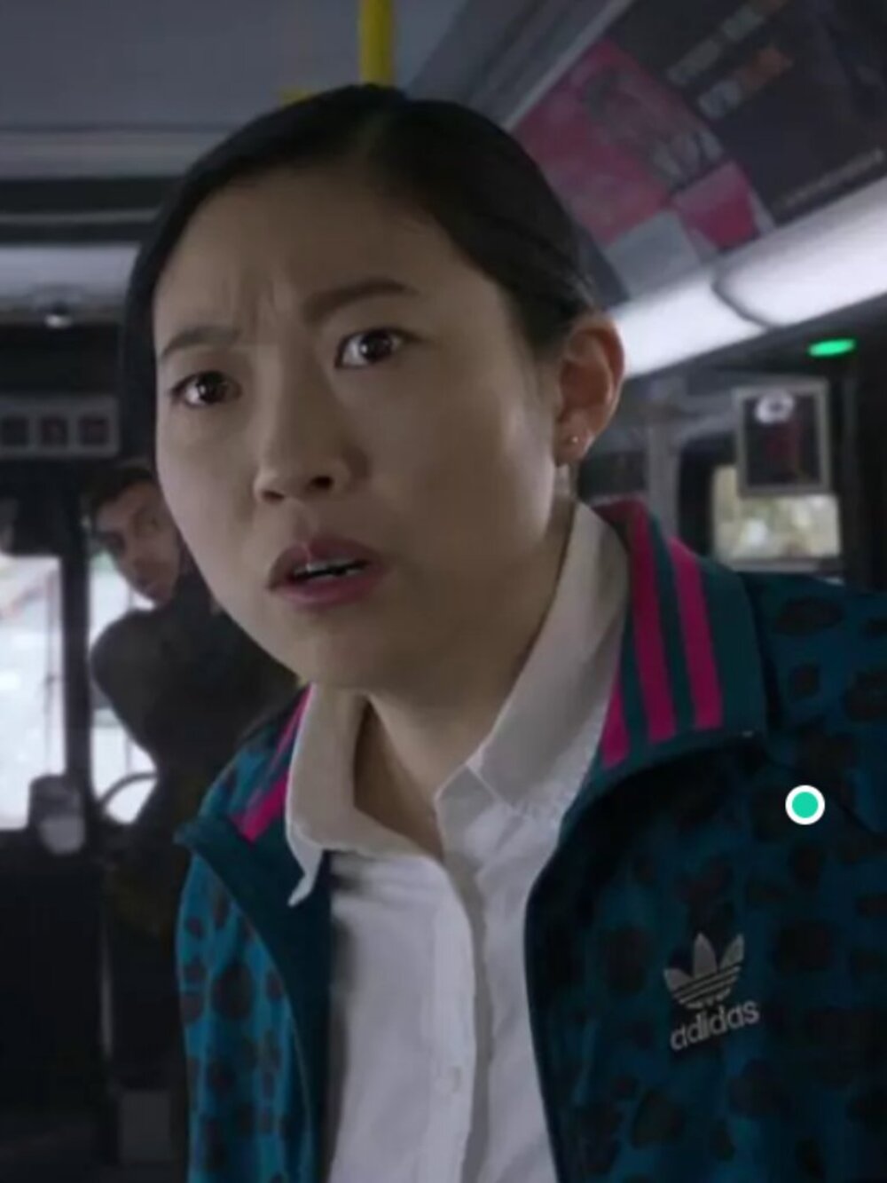 adidas Track Set, Teal and Black leopard with pink trim - Picture 14 of 14